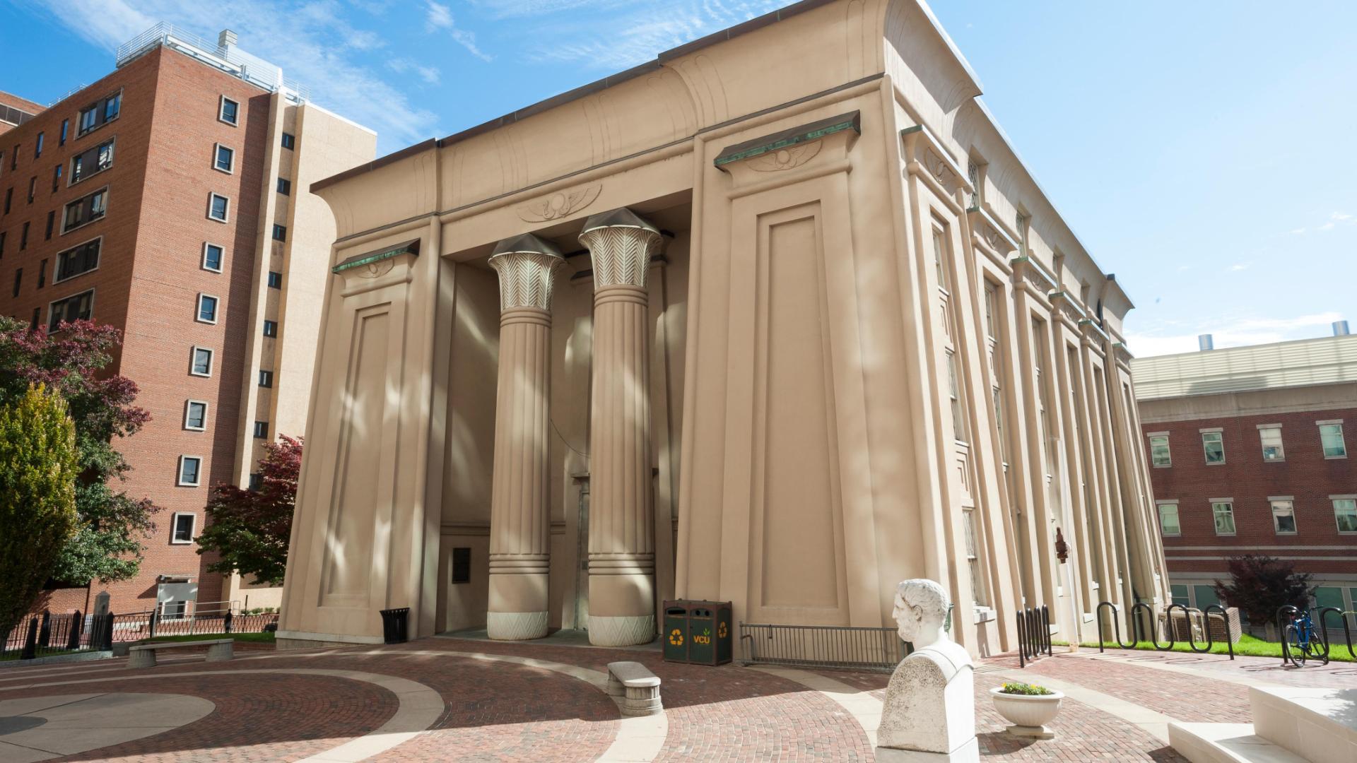 Egyptian building in Richmond, VA